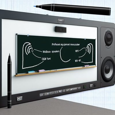 内蔵スピーカー Wi-Fi 接続付き ブラックボード
