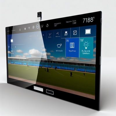IOS互換性のための内蔵スピーカーと178°ビューイングアングルインタラクティブなデジタルブラックボード